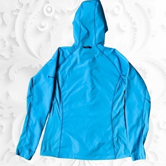 COLUMBIA Jacket Womens Size Medium Full Zip Hooded Interchange Windbreaker - Picture 5 of 8